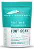Purely Northwest-Tea Tree, Peppermint, MSM & Epsom Salt Foot Soak-for Stubborn Foot Odor, Burning & Itching associated