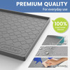 Jin&Bao Under Sink Mat 34" x 22" Waterproof Silicone Cabinet Kitchen Liner