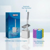 Snofrid Disposable Toilet Brush,Toilet Bowl Cleaning System with Disposable Wand, Brush Holder and Refills,Storage