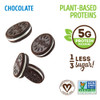 Lenny & Larry's The Complete Cremes, Sandwich Cookies, Chocolate, Vegan, 5g Plant Protein, 6 Cookies Per Pack (Box of