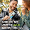 Lenny & Larry's The Complete Cremes, Sandwich Cookies, Chocolate, Vegan, 5g Plant Protein, 6 Cookies Per Pack (Box of