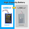 2026 2pack PS5 Controller Battery, 6000mAh LIP1708 Battery for Sony PS5 PlayStation 5 Dual Sense Controller CFI-ZCT1W