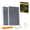2PCS Cabin Air Filter with Activated Carbon for Tesla Model 3 (2017-2026), Model Y (2020-2026), OE# 1107681-00-A,