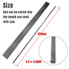 8pcs 4.0mm Square Carbon Fiber Solid Rods 4.0x4.0x420mm,1.4/2/3/4/6mm Available