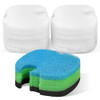 AQUANEAT Replacement Canister Filter Pads Compatible with SUNSUN HW-304B/404B/704B/3000 CF500 Aquarium Filter Media