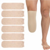 Cotton Prosthetic Socks, Soft Breathable Stump Liners, Multiple Lengths and Colors for Daily Wear, 6-Pack (Skin S)