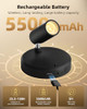 EZVALO Wireless LED Spotlights Indoor, 5500mAh Rechargeable Battery-Powered Plant Spotlights, Dimmable & Timer, 3-CCT