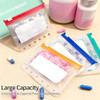 Pill Pouches for Travel with 14 Color-Coded 5.1" x 3.5" Waterproof Pouches