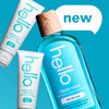 Hello Antiplaque Whitening Fluoride Free Toothpastes and Clean Mint Alcohol Free Mouthwash Bundle Pack, Whitening