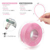 iSANMATE Pink Matte PLA 3D Printer Filament, Pink PLA Filament 1.75mm Designed for High Speed 30-600mm/s, Fast