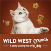 Purina Friskies Cat Treats, Party Mix Wild West Crunch - (Pack of 10) 2.1 oz. Pouches