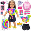 Ecore Fun 18 inch Girl Doll Accessories Suitcase Travel Luggage Play Set