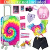 Ecore Fun 18 inch Girl Doll Accessories Suitcase Travel Luggage Play Set
