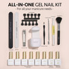 GAOY Gel Nail Polish Kit with UV Light, 6 Colors