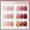 GAOY Gel Nail Polish Kit with UV Light, 6 Colors