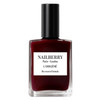 Nailberry L'Oxygéné Oxygenated Nail Lacquer | Noirberry | Deep Red Black Opaque Nail Polish | UV Protected Long-Wear