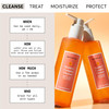 Naturium Vitamin C Complex Cleanser, Gently Exfoliating & Deeply Cleansing Foaming Face Wash Gel with Phytic Acid &