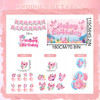Refavor Pink Axolotl Birthday Party Decorations Supplies Set for Girls