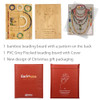 Enrichoice multifunctional bead boards set for design jewelry making with cover,beautiful inscription on the