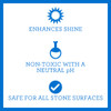 TriNova Granite Cleaner & Polish for Stone Surfaces, 18 fl oz