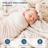 GRSSDER 2 Pack Newborn Swaddle Blanket, Ultra Soft Stretchy Jersey Knit Extra Large Size 33 x 44 Receiving Blankets