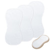 Ajrwiiy Changing Pad Liner (Pack of 3) Compatible with Keekaroo Peanut Changer, Reusable Changing Pads Cover, Soft and