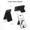 BENKS for MagSafe Wallet with Stand, ArmorGo Magnetic Wallet for Men, Minimalist Card Holder Fit 3 Cards for iPhone