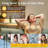 Besilo Upgraded 2-in-1 Red Light Therapy for Nose & Ear, Portable Lightweight Neck-Worn Device for Ear and Nose