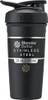 BlenderBottle Sport Flip Stainless Steel Shaker Bottle 24 oz Black