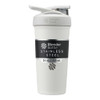 BlenderBottle Sport Flip Stainless Steel Shaker Bottle 24 oz White