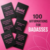 Bold. Badass Affirmation Cards - 300 Daily Motivational and Inspirational Affirmations for Women - Gifts for Women,