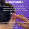 EarFix Baby Ear Corrector (8-Pack) A Gentle Ear Shaping Patches for Infants 3+ Months A Waterproof Hypoallergenic Ear