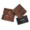 Iron & Glory Wooden Sudoku Board Game - Wooden Sudoku Puzzle - Brain Teaser Games For Adults - Portable Travel Games -