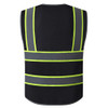 LOHASPRO High Visibility Vest for Men Reflective Safety Vest with Pockets Class 2 Construction Work Vest Zipper Front