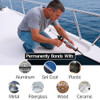Marine Adhesive Sealant 5200 Fast Cure, 10 oz Black  Permanent Watertight Bond Above & Below Waterline, UV Resistant