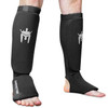 Meister - Protector for the Instep and Warm Protector in Elastic MMA Fabric (Pair), Black - S/M