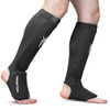 Meister - Protector for the Instep and Warm Protector in Elastic MMA Fabric (Pair), Black - S/M