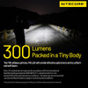 Nitecore Tiki 300 Lumen Keychain Flashlight USB-C Rechargeable EDC Tag