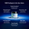 NOBS (No Bad Stuff) Toothpaste Tablets - Nano Hydroxyapatite, Fluoride & Plastic Free, Eco & Travel Friendly -