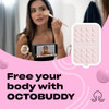 OCTOBUDDY Double - Silicone Double-Sided Suction Phone Case - Chalk Pink