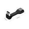 PeakDo USB-C Male to Female Adapter 90 Degree, Flexible Design, 2 Pack