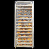 Riakrum 1 Pc Bun Pan Rack Cover Bakers Rack Cover 20 Tier Sheet for Home Kitchen Restaurant Dining Bakery 28" L x 23"