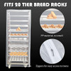 Riakrum 1 Pc Bun Pan Rack Cover Bakers Rack Cover 20 Tier Sheet for Home Kitchen Restaurant Dining Bakery 28" L x 23"