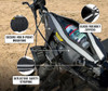 ROBOCUP Handlebar Trail Bag for Adventure Motorcycles, Dirt Bikes, ATV, eBikes | 2L Storage for Tools, Phone, Keys,