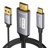 UANTIN 4K HDMI to USB C Cable Adapter with USB Power 6FT