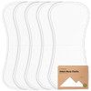 Organic Burp Cloths Baby Boy & Girl, 5-pack Cotton Burp Rags (Soft White)