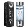 AQUSOFT 14.2 oz/420ml Portable Hydrogen Water Bottle with SPE-PEM Technology Type-C USB Rechargeable Hydrogen Water in