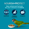 Kaytee Forti-Diet Pro Health Nourish+Protect Conure & Lovebird Food, 4 lb