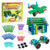 POPULAR PLAYTHINGS Playstix, Starter Set 80 Piece, Building Sticks Kit