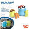 WEST PAW Zogoflex Toppl Interactive Treat Dispensing Puzzle Dog Toy for Mental Stimulation & Enrichment-Holds Kibble &